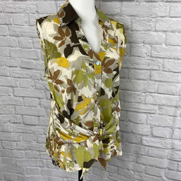 NIC+ZOE Tops - Nic & Zoe Front Tie Sleeveless Top